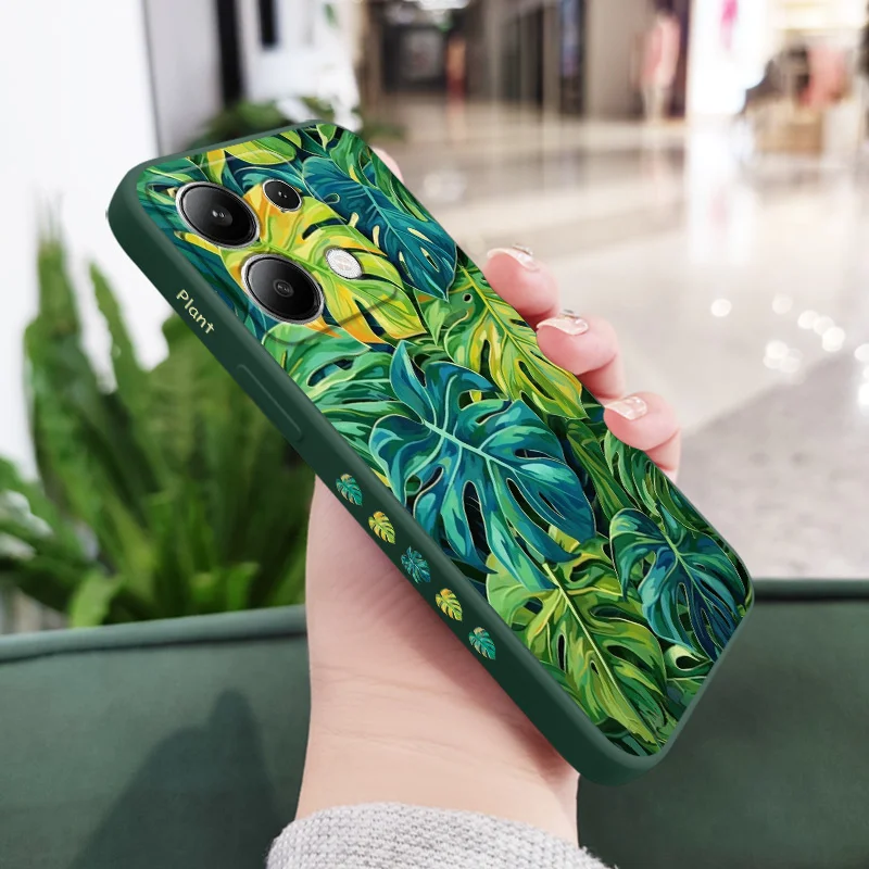 Monstera Deliciosa Liquid Silicone Phone Case