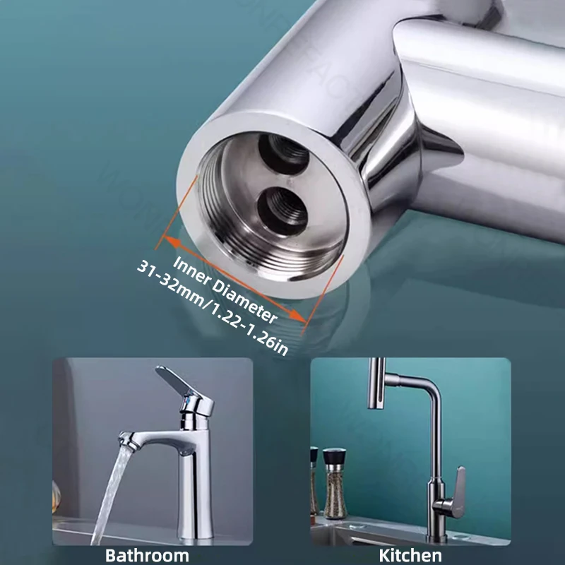 Kitchen Hot And Cold Faucet Fixing Tool Lock Nut Set Nut Prevent Faucets From Loosening Quick Tighten Faucet Mounting