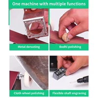 Multifunctional Electric Belt Sander Grinder Knife sharpener DIY Polishing Grinding Cutter Edges Sharpener Mini Sander Machine 2