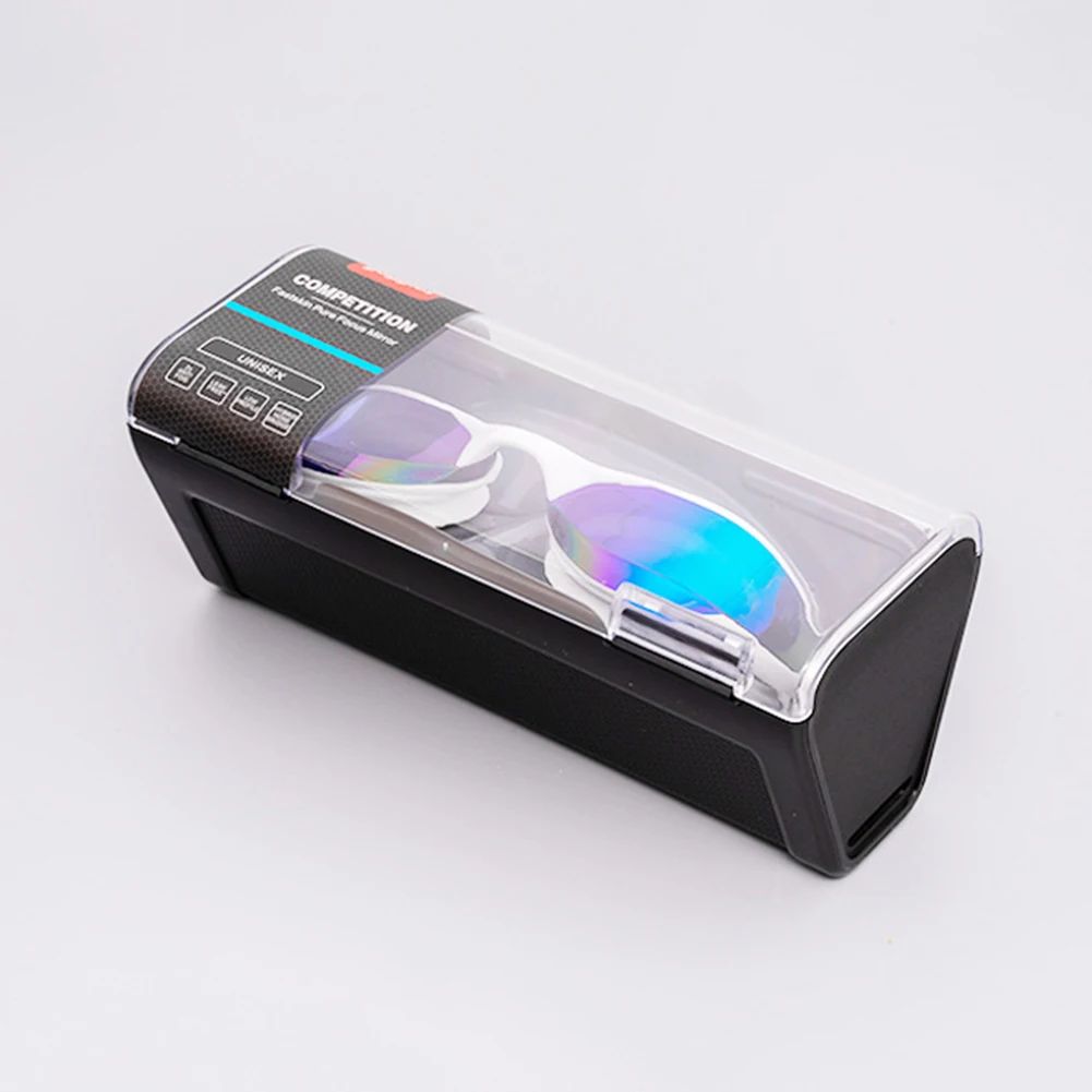 Professional Swim Glasses Anti-Fog Electroplate Diving Glasses UV Protection Wide View Swim Goggles for Women Men Youth Kids