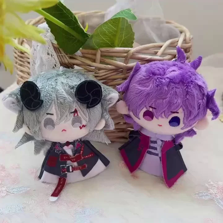 

Аниме плюшевый Косплей nimisanji VTuber FuIgur Uki Brisko 12 см, плюшевая игрушка, милый плюшевый стиль, семейный фанат, рождественские подарки