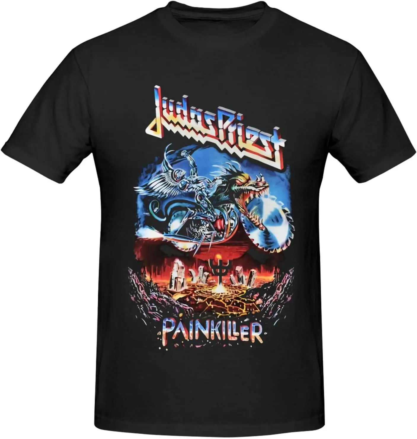 

Мужская хлопковая футболка с коротким рукавом и круглым вырезом