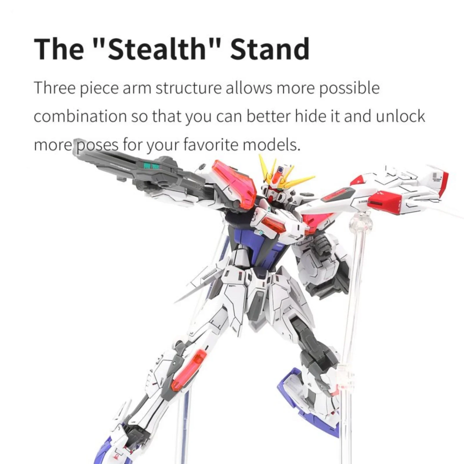 General Purpose Model Display Stand DSPIAE UMS-01 HG Universal 144 Gundam Handheld Assembly Small Support Frame