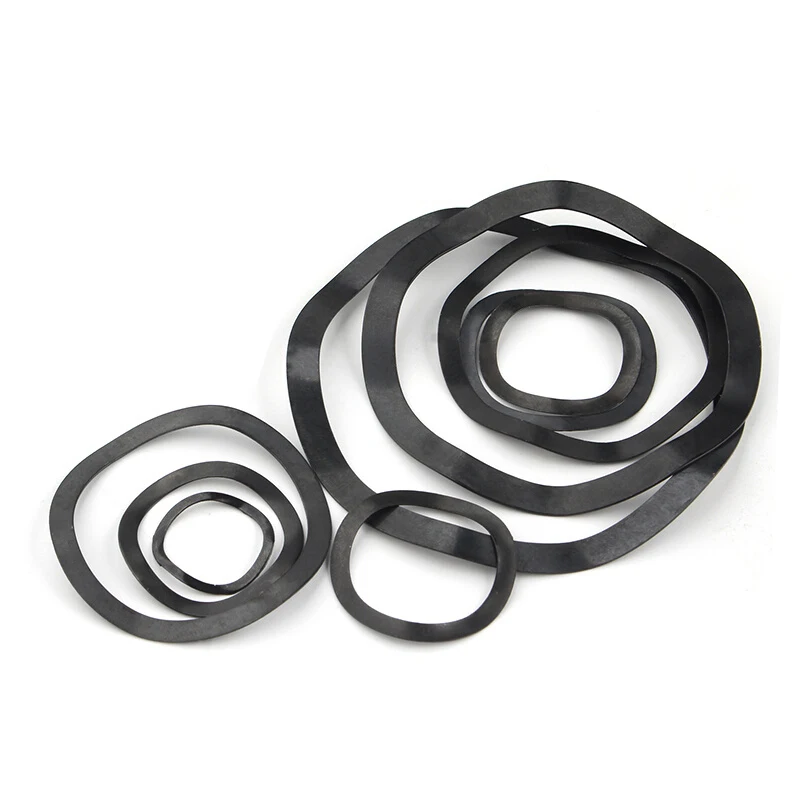 Stainless Steel Washers 65# Mangnese Steel Wave Washer Wave Crest Type Gasket Spring Washer