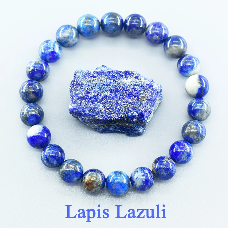 Pulsera De Cuentas De Piedra Clásica Para Hombr Y Mujer, Pulsera De