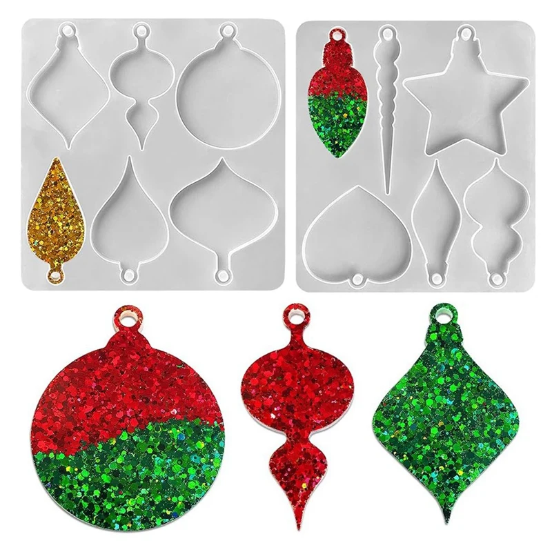 

Рождественская фотография для смолы, силиконовые формы, искусственная круглая полимерная форма с орнаментом, простая установка