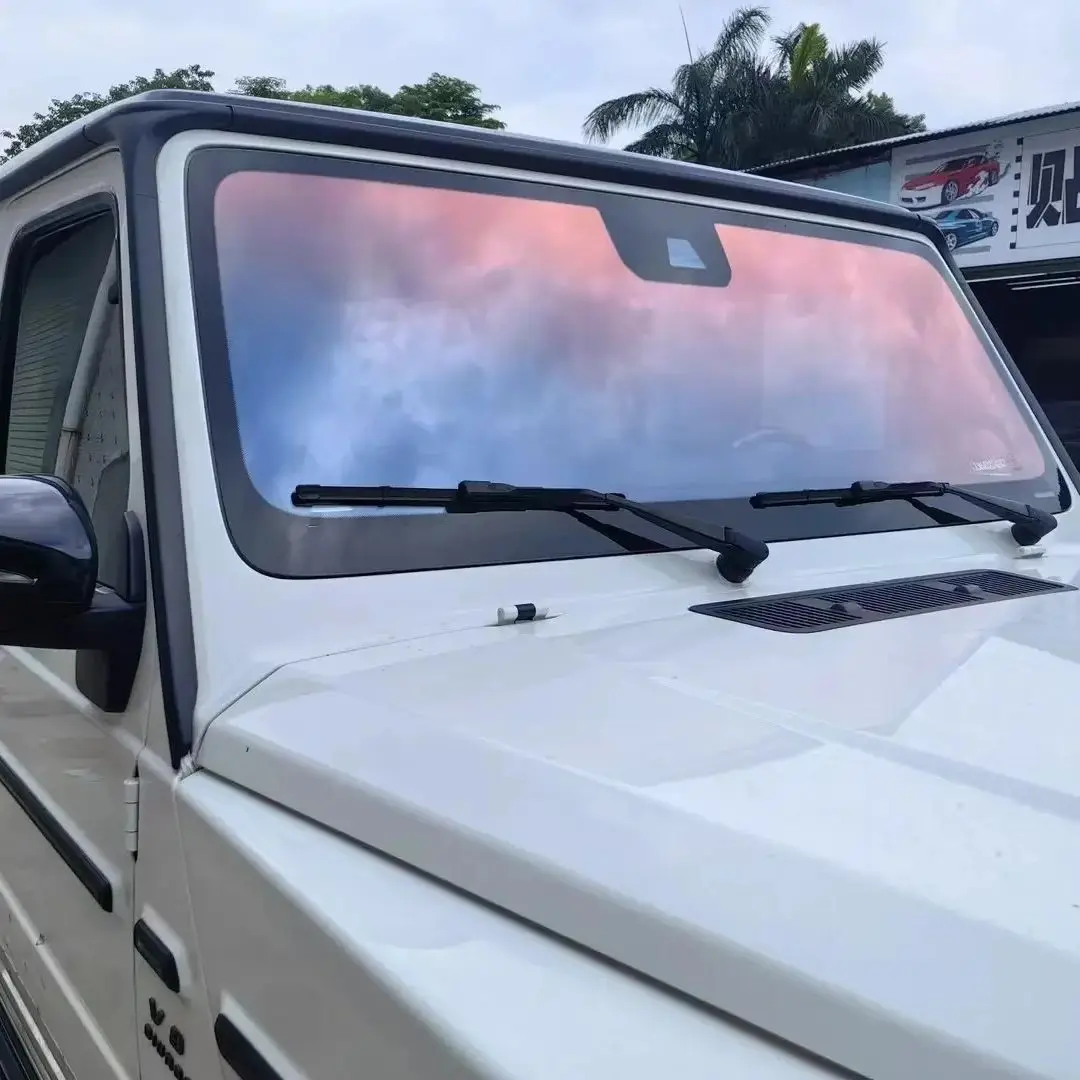 Ghost rose Red Width 50/76/100cm Chameleon film Violet film Vlt78