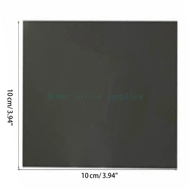 K43B LCD 선형 편광 필터용 10x10cm 수평 편광 필름 2개 팩