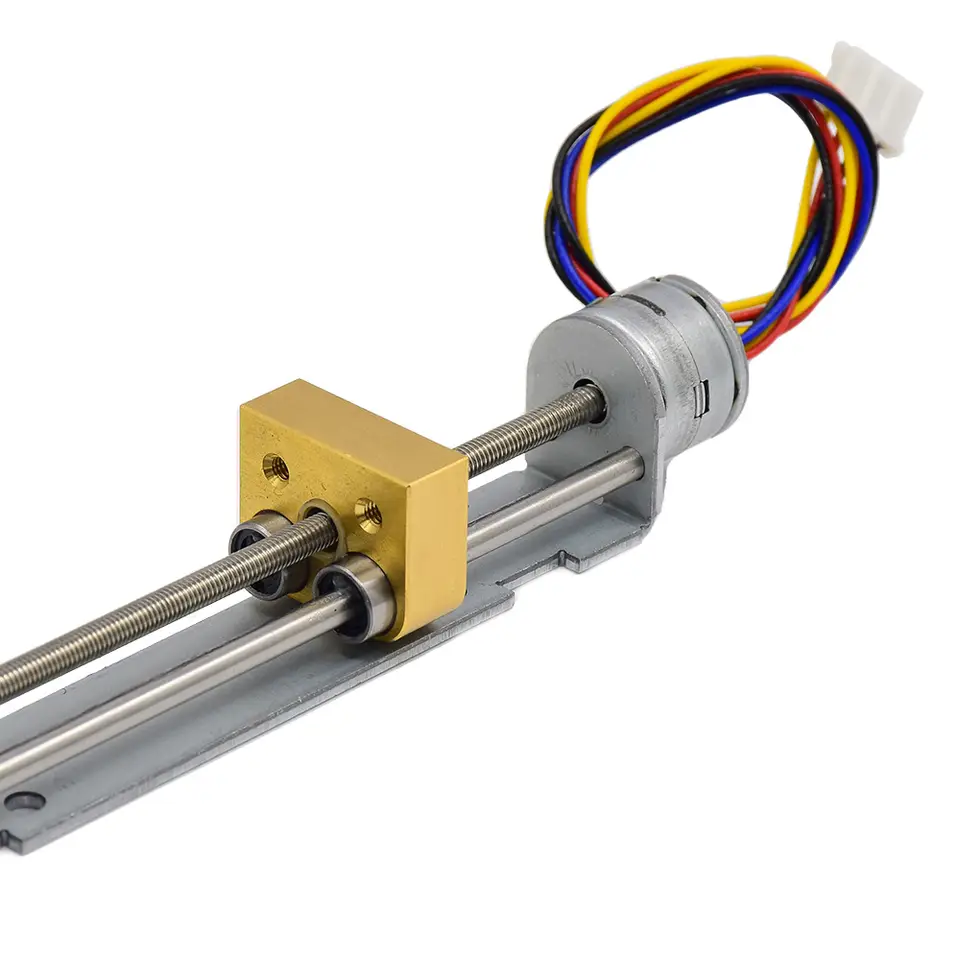 Mini Micro 15mm/20mm Precision Lead Linear Screw Nut Slider 2-phase 4-wire Stepping Motor Stepper Actuator DIY 3D Laser Printer image 6