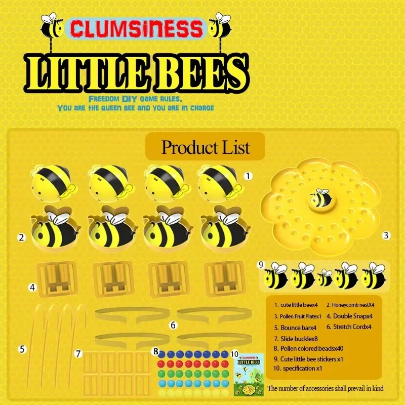Little Bumblebee Multifunctional Board Game Puzzle Fishing Toys Interactive Educational Toys For Kids Christmas Gift Family Game 4
