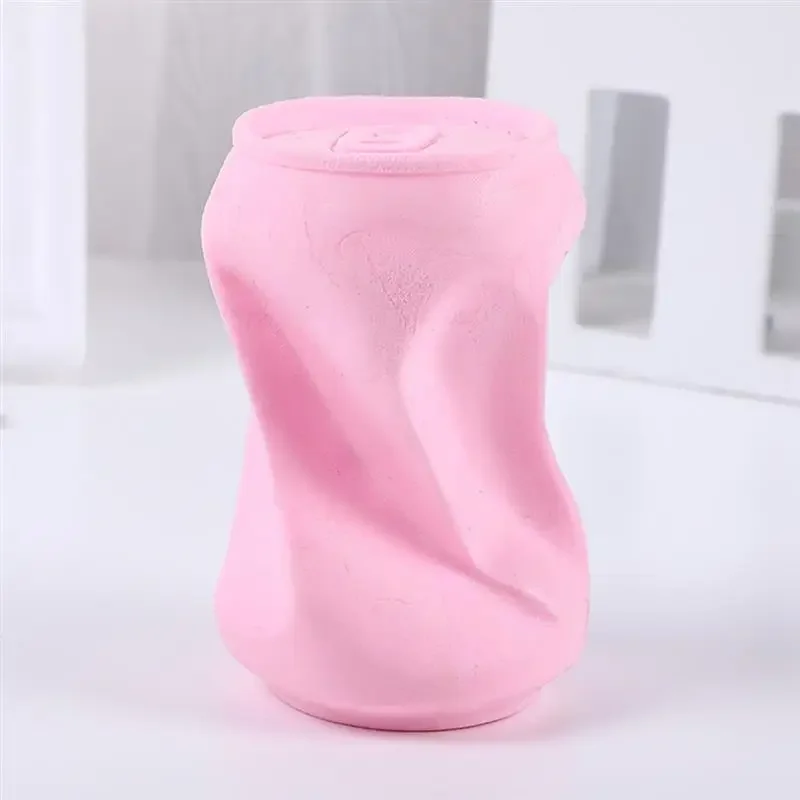 1pc Dog Chew Toy Rubber Can Design Soft Puppy Teething Toy Pet Interactive Toy Dog Molar Toothbrush Toys Chew Cleaning Teeth