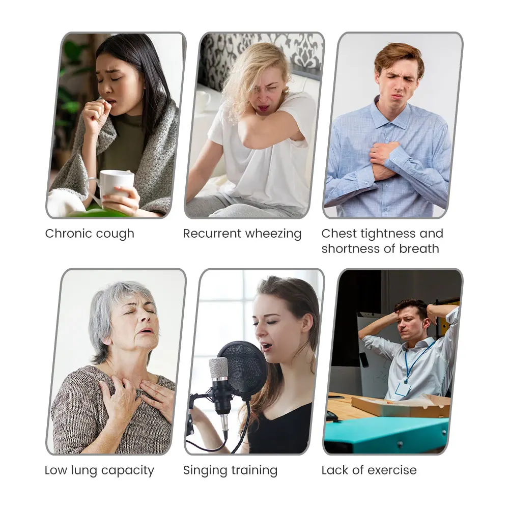 Ball Deep Breathing Exerciser Capacity Training Device Incentive Spirometer Spirometry Breath Exercises and Measurements 3/1pcs