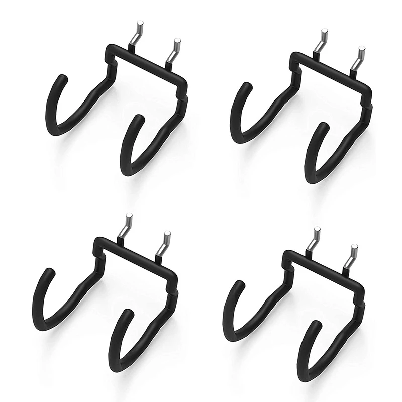 

HOT SALE 4PCS Pegboard Drill Holder Heavy Duty Hooks, Pegboard Double Hooks Drill Hanger Hook For Drill, Accessories Bag, Etc