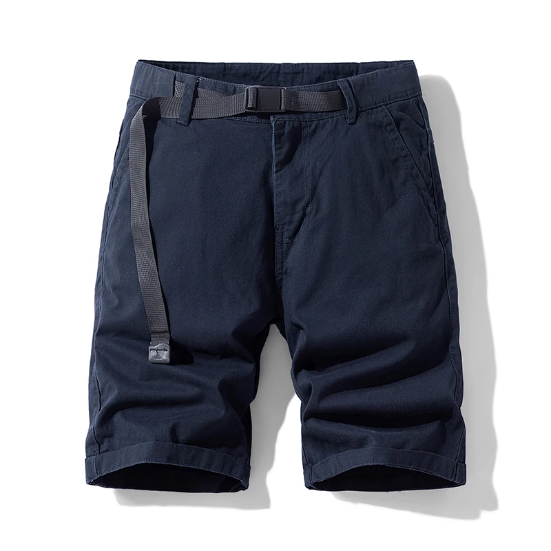 Description Picture 6 of item2024 New Casual Shorts Fashion Brand Summer Horse Pants Men's Loose American 5/4 Pants Pure Cotton Sports 5/4 Over Knee Shorts