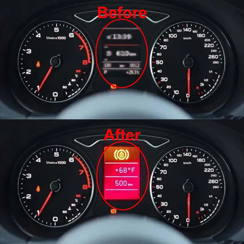 Auto LCD Strumento Cluster Display Per Audi A3 A4 A6 S3 8L 8N A6 C5 4B Per Seat TT VDO Schermo LCD Cruscotto Auto Parte Accessori - Image 2