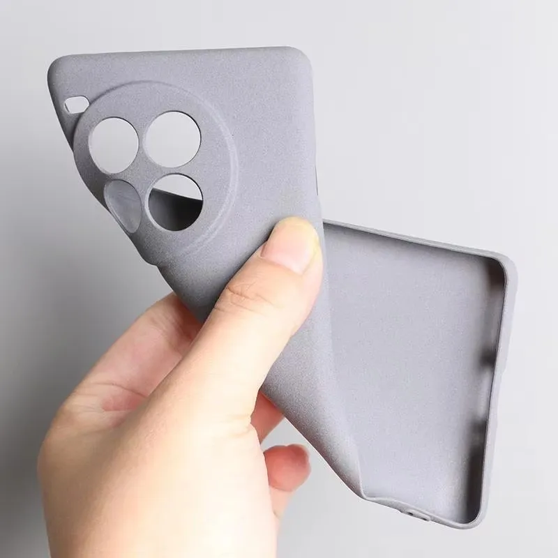 Matte Thin Sandstone Soft Silicone Shockproof Phone Case
