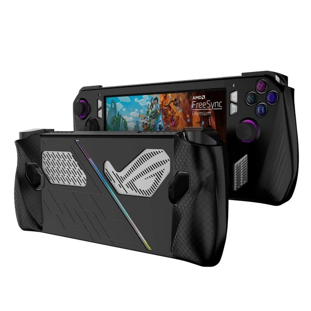 TPU Clear Case for 2023 ASUS ROG Ally Handheld, ROG Ally 7 Accessories  Protective Cover Grip (Clear)