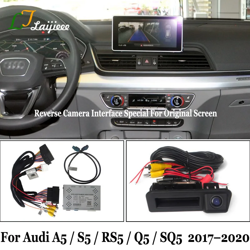 

Для Audi A5 S5 B9 8W Q5 FY 2017 2018 2019 2020 оригинальный экран MIB система нет необходимости кодирования HD камера заднего вида резервная камера заднего вида
