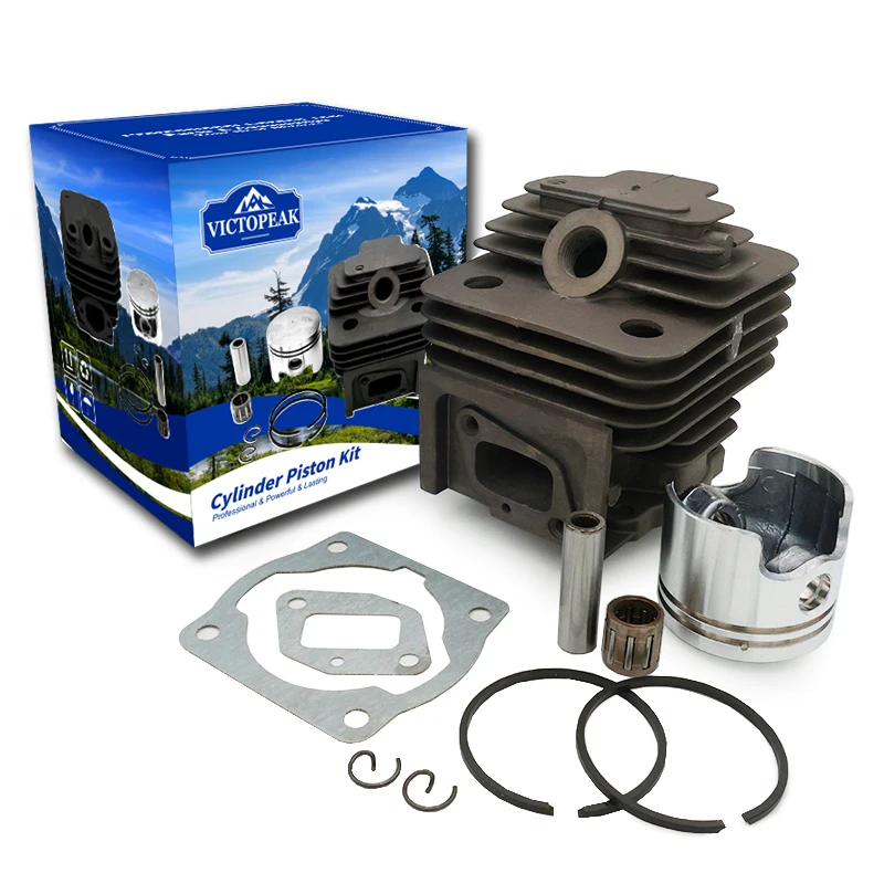 Garden Equipment Replacement 44mm & 40mm Cylinder Piston Kit for 44-5 & 40-5 Brush Cutter Engine 44F 5 & 40F 5 — view 2