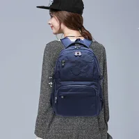 Tegaote Light travel men backpack outdoor bagpack high school student bookbag women schoolbag high quality Nylon waterproof sac 2