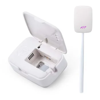 휴대용 칫솔 소독 케이스, 지능형 제어 UVC UV 살균기, USB 칫솔 살균기, 공기 건조