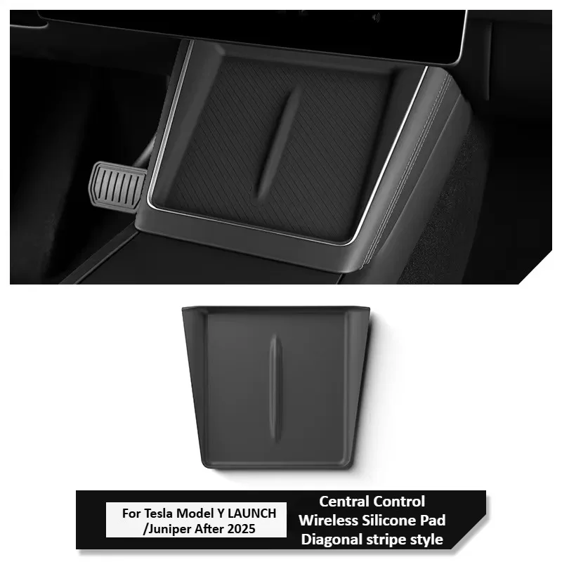 Premium Central Control Wireless Silicone Pad Mobile Phone Anti-Slip Dust Mat - Car Accessories 2025 Edition