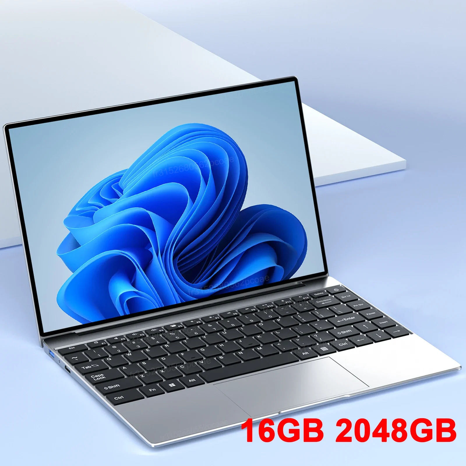 LENO 14.1″ Ultra Slim Laptop Windows11 16GB RAM 2TB SSD Intel N3700 Notebook Gamer 1920*1080 Display Office Study Computer PC