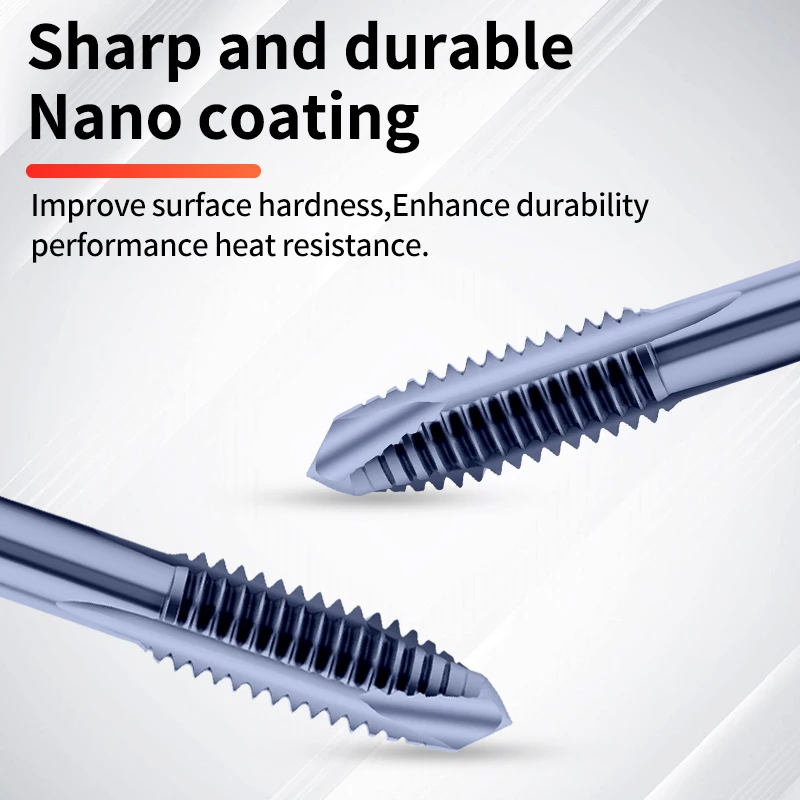 HSSE-PM JIS Standard Spiral Fluted Tap Pointed M2 M2.5 M3 M4 M5 M6 M8 M10 M12 Machine Screw Thread T