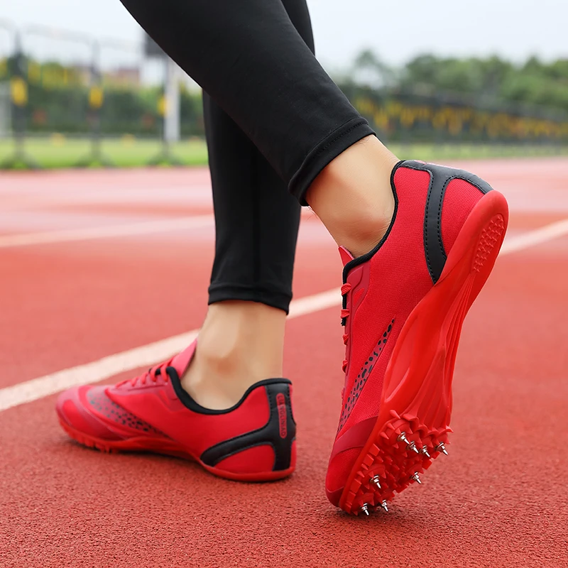 Track and Field Spikes Shoes for Men and Women, Professional Athlete, Running, Tracking, Nail Training, Sneakers