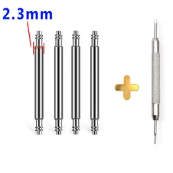 Durable Stainless Steel Watch Strap Spring Bars - 2mm & 2.3mm Diameter, 22mm & 26mm Length - Lug width 26mm (Diameter 2.3mm 4PCS)