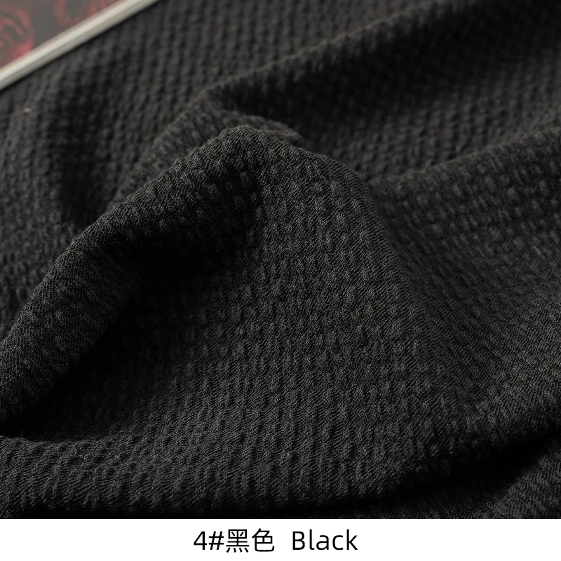 4 Colors Stretch Knit Lycra Fabric Polyester Spandex Jacquard