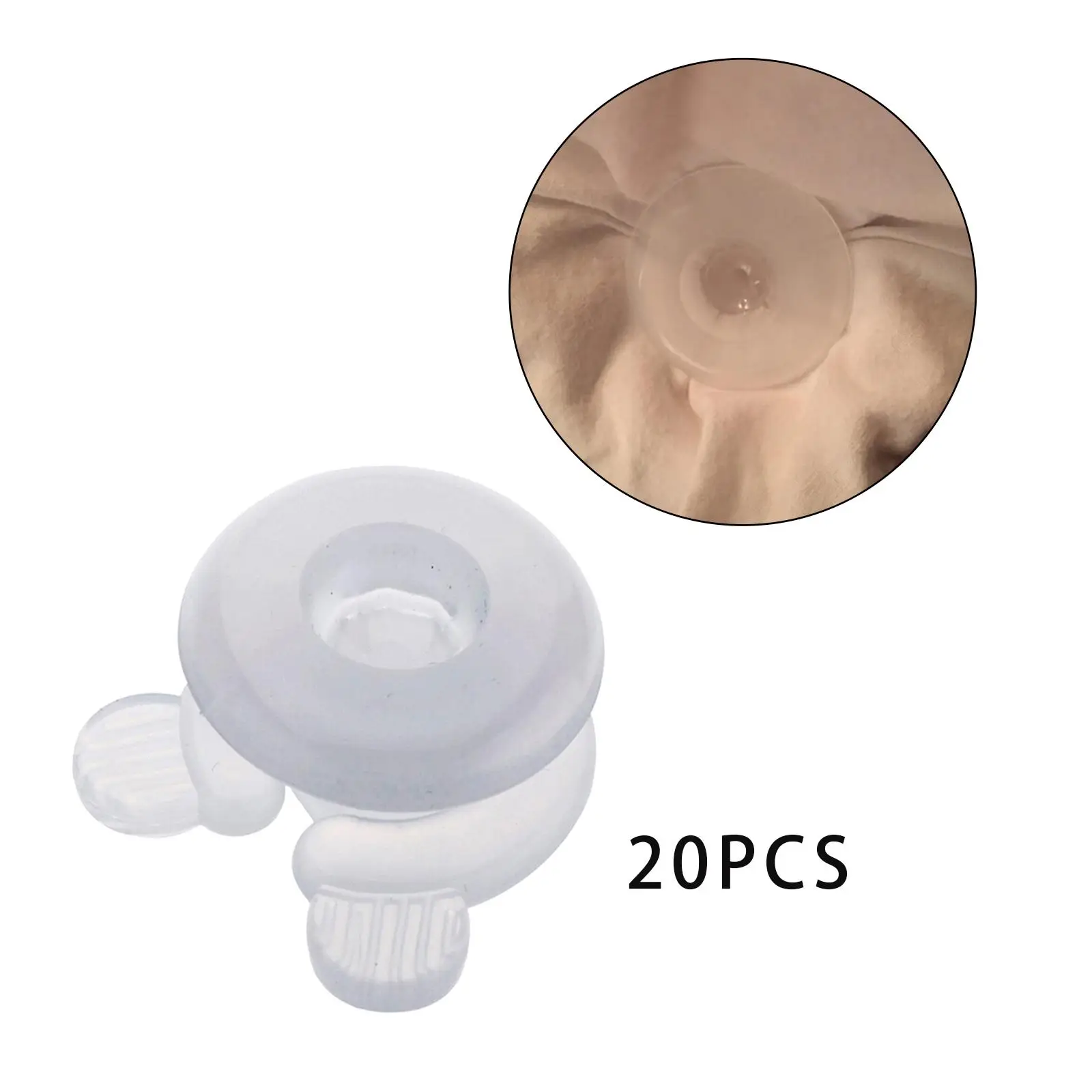 20Pcs Duvet Comforter Clips No Pins Quilt Cover Clamps Comforter Grippers 2