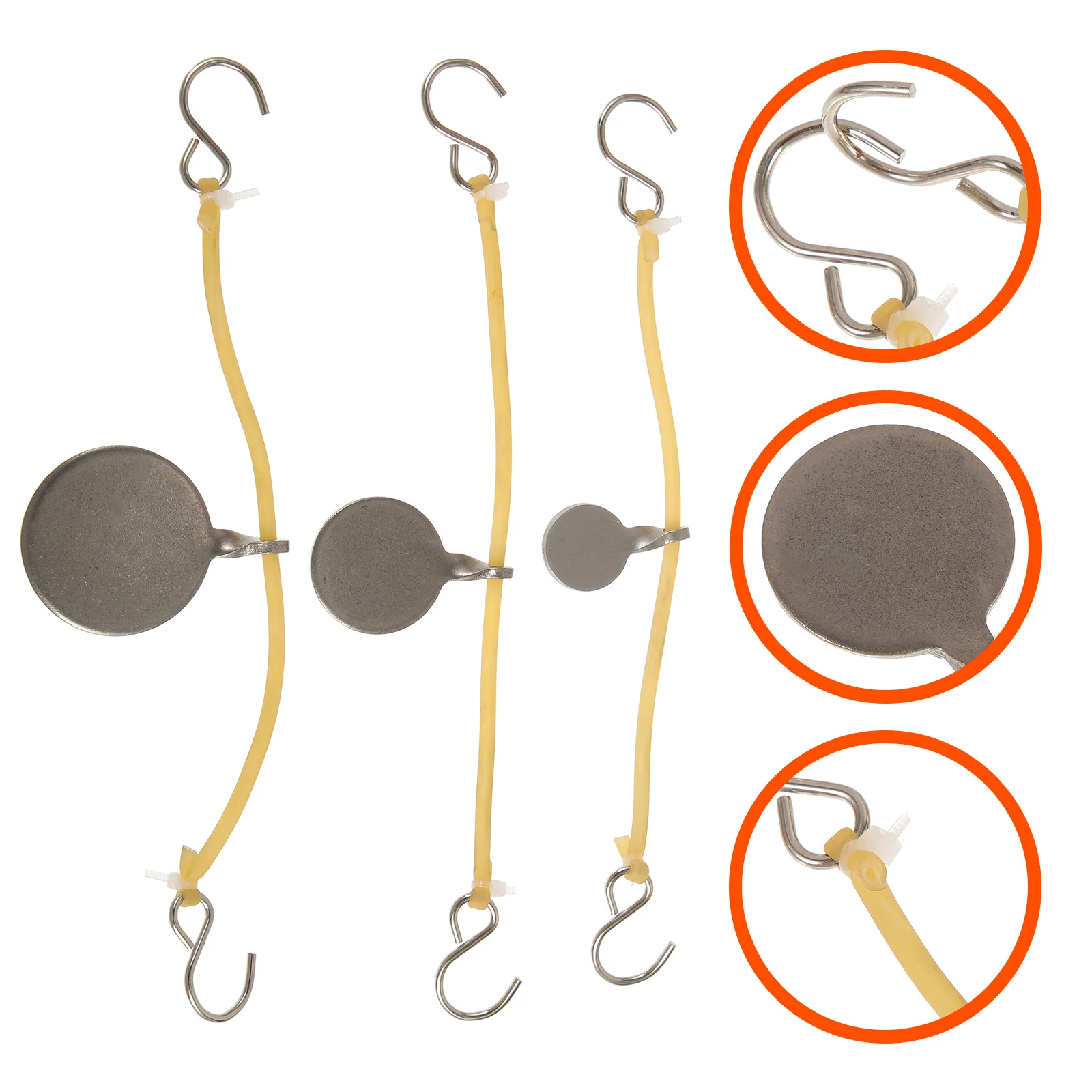 

Bullseye Slingshot Training Targets Sturdy Game Stainless Steel for Accessories