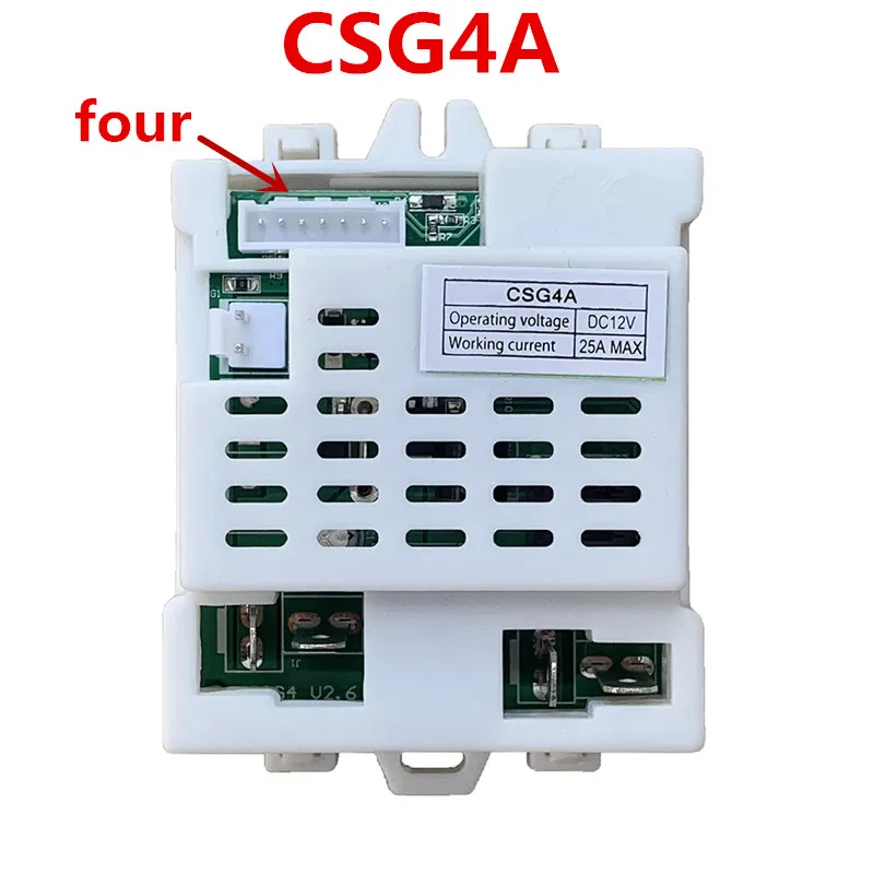 Фото CSG4A 12V 2,4G Bluetooth пульт дистанционного управления и приемник (опция) аксессуары для детей ездить на автомобиле запасные части №3