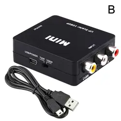High - Definition 1080P RCA to HDMI Converter with USB Power Cable (AV to HDMI)