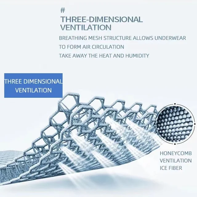 5 uds/ropa interior para hombre, bragas para hombre, Boxer Sexy de malla transpirable, calzoncillos de Color sólido, Boxer fino, Boxer cómodo con agujero de bambú de gran tamaño 3