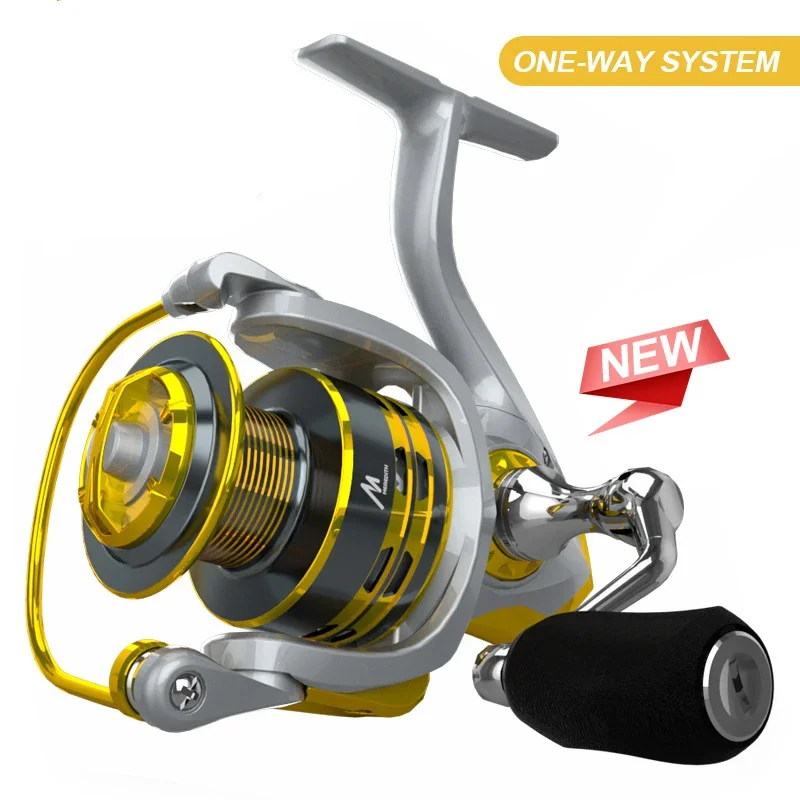 

High Quality Fishing Spinning Reel Max Drag 8kg Metal Spool Gear Ratio 5.2:1 Metal Line Cup Sea Fishing Tackle