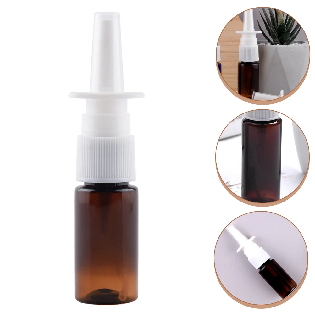 

10 Pcs Perfume Bottle Mini Spray Bottles Nasal Sprayer Liquid Dispenser 10ml Refillable Sub Pet Containers Travel Cosmetics