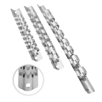 Clips On Rail Tool Organizer Inch Mounting Holes Socket Rack Holder Garages Package Contents Garages And Workshops 1