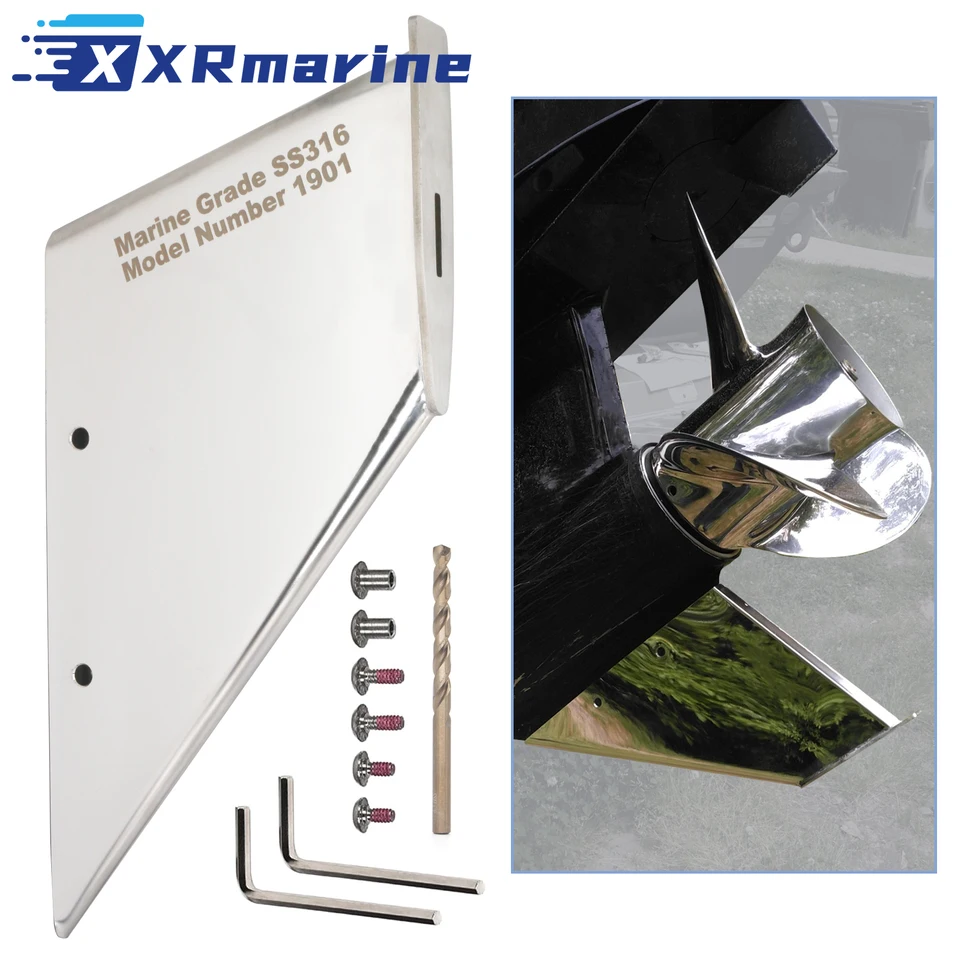 1901 Skeg Guard For Mercury MerCruiser Alpha 1 Gen 2 - Stainless Steel Protection For 1991-Present Stern Drives