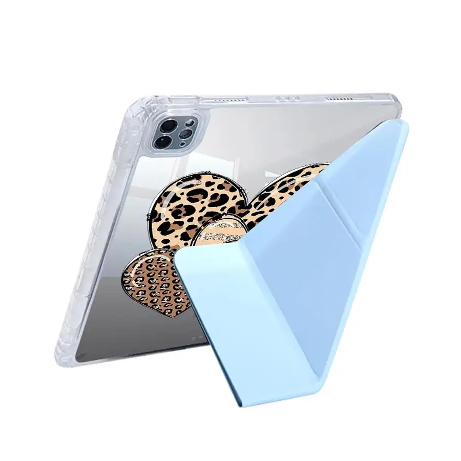 Y-Fold Hearts Tablet Case with Adjustable Holder