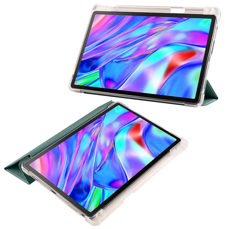 Premium PU Leather Tablet Cover with Pen Holder and Stand