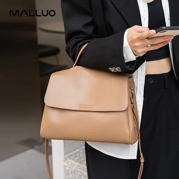 Women's Cowhide Genuine Leather Shoulder Bag Female Fashion Luxury Designer Handbags Ladies Commuting Large Capacity Bucket Bags