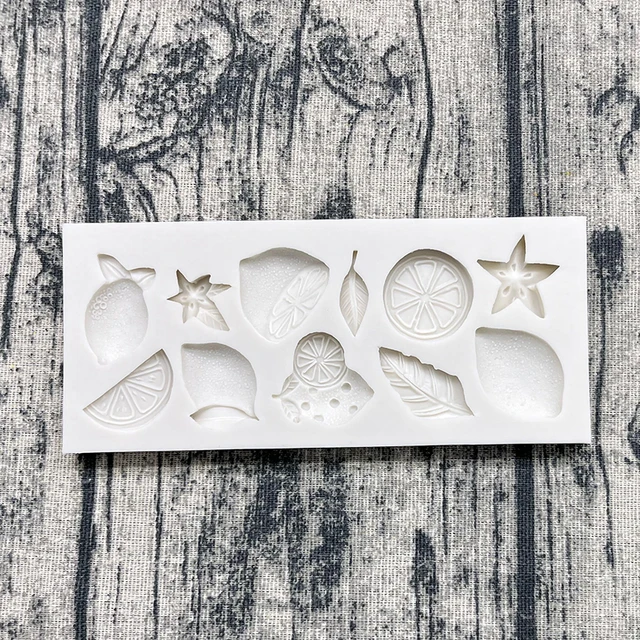 Citrom Narancssárga Szilikon Cukrász Penész Gyanta Szerszámok Csokoládé Cupcake Sütés Fondant Sütemény Díszítő - Image 4