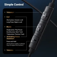 UGREEN 3.5mm USB Type C Wired Earbuds with Microphone, Wired Earphones in Ear Headphones HiFi Stereo,For Most with 3.5mm Jack - Image 4