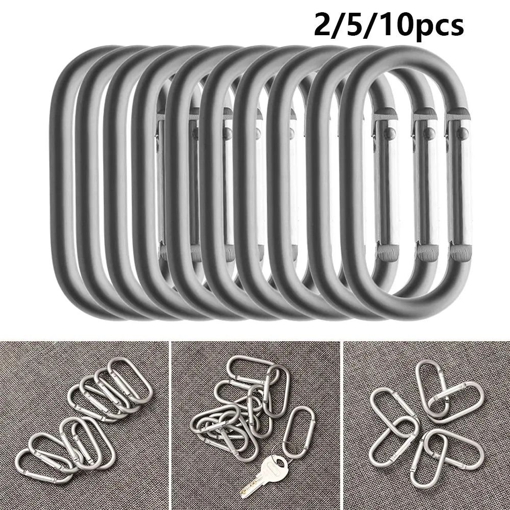 Survival Gear Outdoor Tool Anelli In Lega Di Alluminio Kit Da Viaggio Fibbia Portachiavi Climing Moschettone Camp Gancio Per Alpinismo