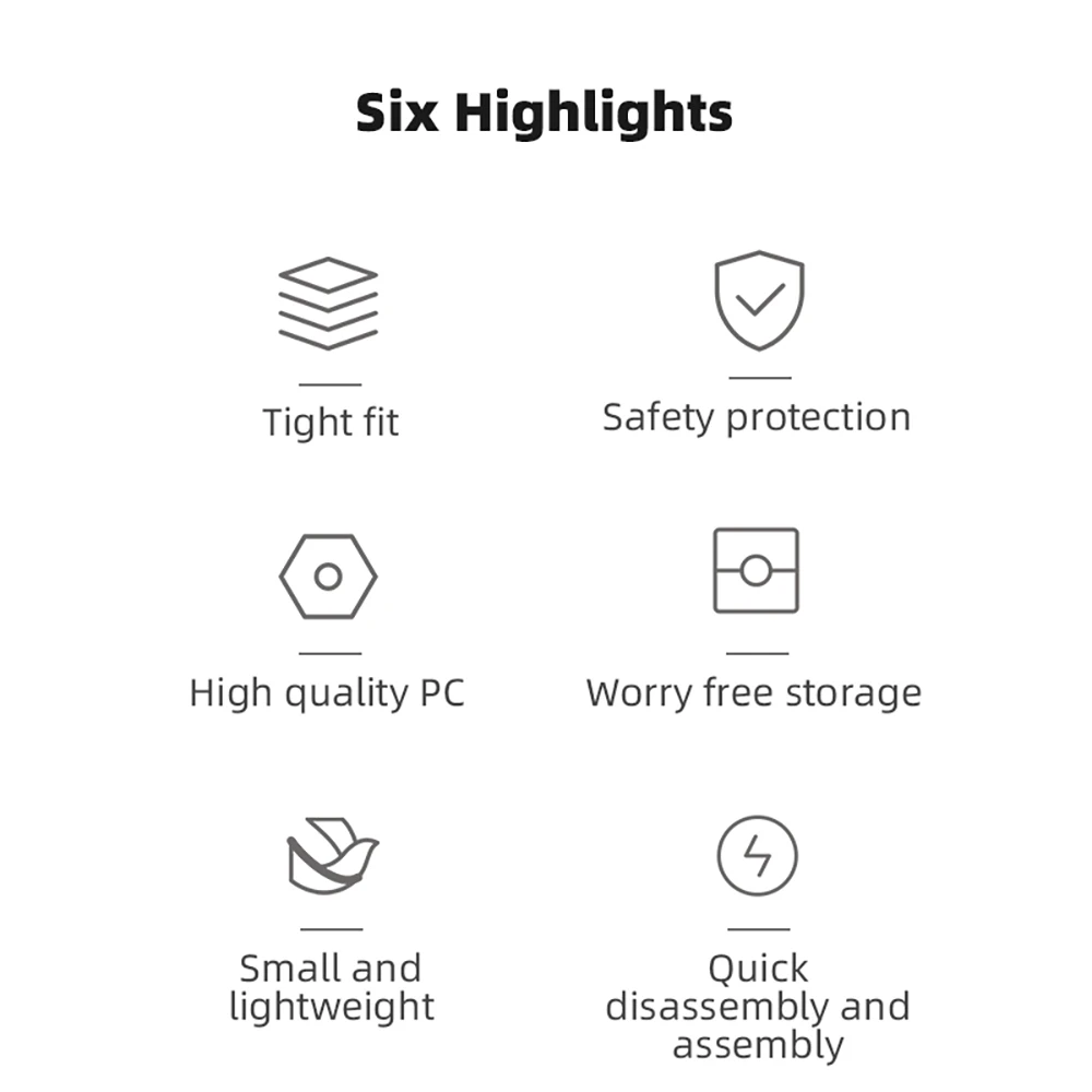 Description Picture 3 of itemLens Cap for DJI Mini 4 Pro Drone Gimbal Anti -collision Lock Cover Camera Guard Anti-Scratch Protector Props fixer Accessories