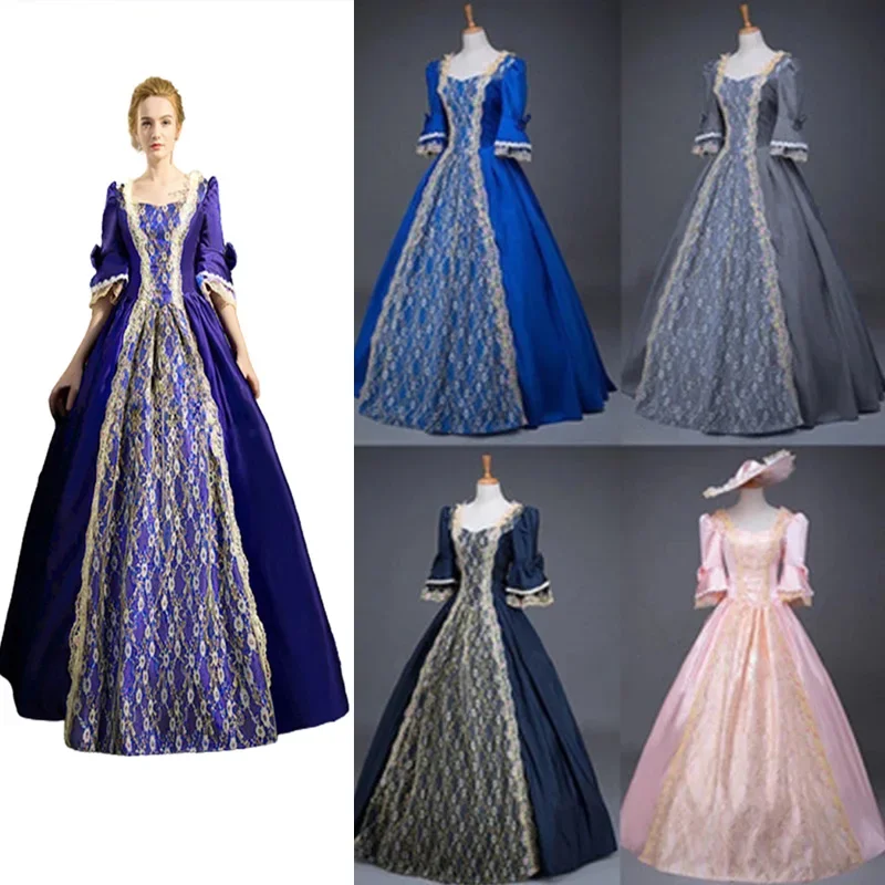 Xinlong Disfraz Medieval, Vestido Gótico Para Mujer, Vestido Para Ocasiones Especiales, Halloween, Carnaval, Reina
