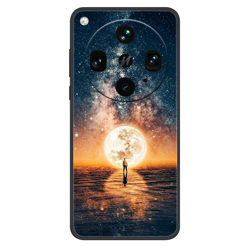Charming Painted Silicone Shockproof Back Cover Case