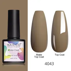 8ml Pink Red Gel Nail Polish for Manicure Design - LED UV Soak - Off Varnish (4043)